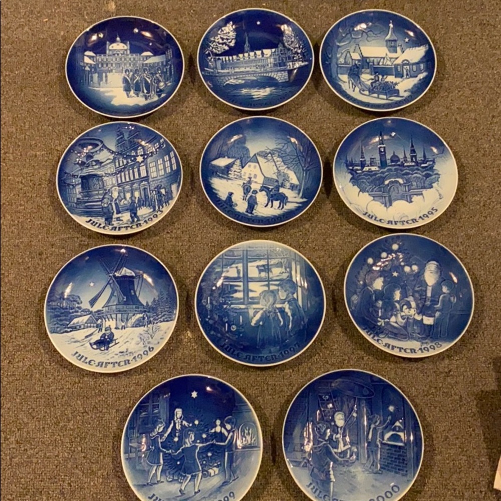 B&G JULE•AFTER CHRISTMAS COLLECTABLE PLATES
